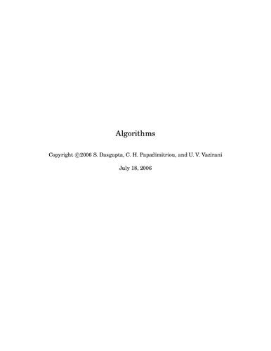 خرید و دانلود نسخه کامل کتاب Algorithms