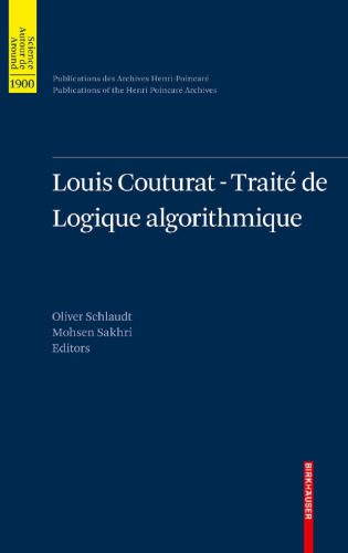 خرید و دانلود نسخه کامل کتاب Louis Couturat -Traité de Logique algorithmique