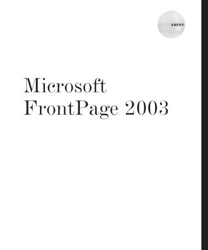 خرید و دانلود نسخه کامل کتاب Microsoft FrontPage 2003 Savvy