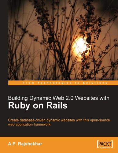 خرید و دانلود نسخه کامل کتاب Building Dynamic Web 2.0 Websites with Ruby on Rails