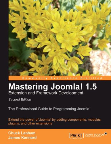 خرید و دانلود نسخه کامل کتاب Mastering Joomla! 1.5 Extension and Framework Development