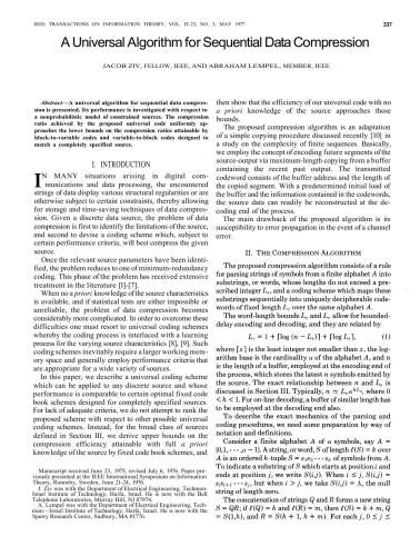خرید و دانلود نسخه کامل کتاب A Universal Algorithms for Sequential Data Compression فایل مجازی و دانلودی