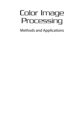 خرید و دانلود نسخه کامل کتاب Color Image Processing: Methods and Applications فایل مجازی و دانلودی