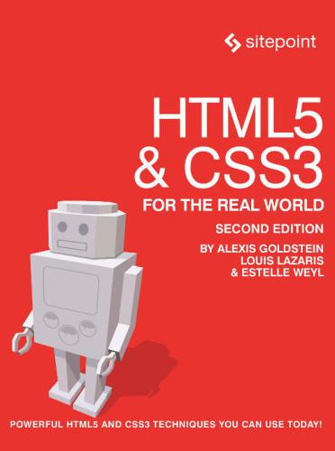 خرید و دانلود نسخه کامل کتاب HTML5 & CSS3 For The Real World (+Code Sample)