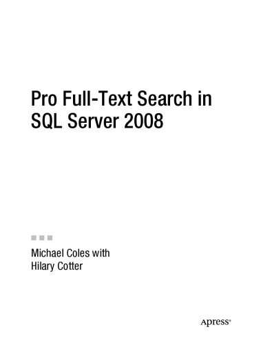 خرید و دانلود نسخه کامل کتاب Pro Full-Text Search in SQL Server 2008 فایل مجازی و دانلودی