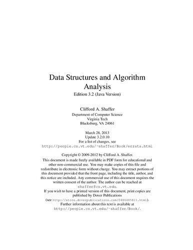 خرید و دانلود نسخه کامل کتاب Data Structures and Algorithm Analysis in Java