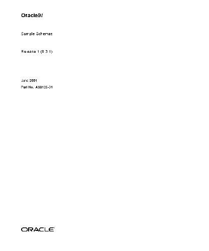 خرید و دانلود نسخه کامل کتاب Oracle 9i. Sample Schemas فایل مجازی و دانلودی