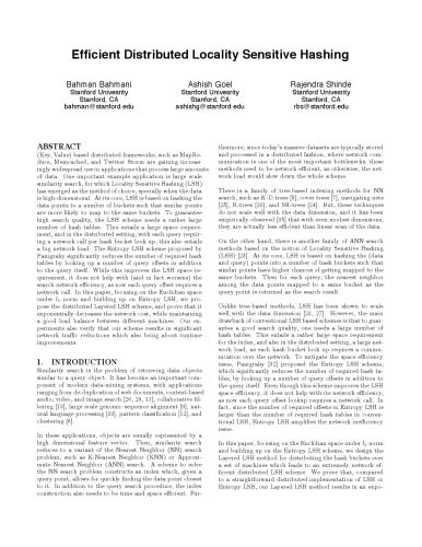 خرید و دانلود نسخه کامل کتاب Efficient Distributed Locality Sensitive Hashing فایل مجازی و دانلودی