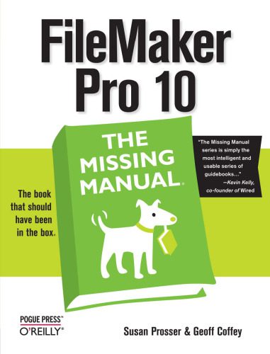 خرید و دانلود نسخه کامل کتاب FileMaker Pro 10: The Missing Manual فایل مجازی و دانلودی