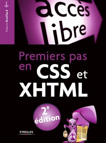 خرید و دانلود نسخه کامل کتاب Premiers pas en CSS et XHTML  2e edition