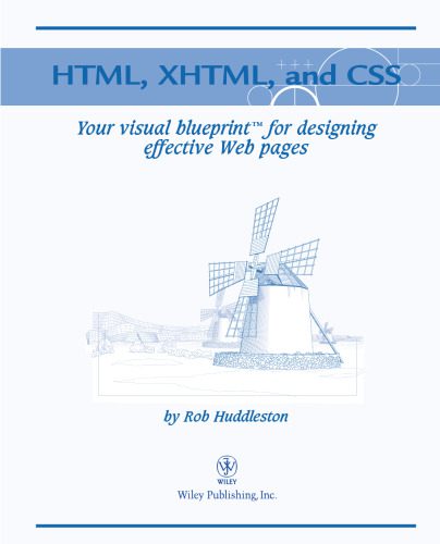خرید و دانلود نسخه کامل کتاب HTML: Your visual blueprint for designing effective Web pages with HTML  CSS  and XHTML