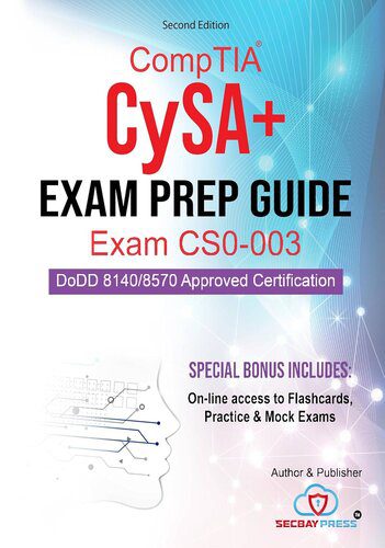 خرید و دانلود نسخه کامل کتاب CompTIA CySA+ Exam Prep Guide Exam CS0-003 فایل مجازی و دانلودی