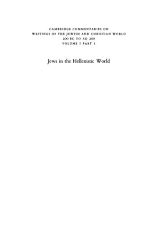 خرید و دانلود نسخه کامل کتاب Jews in the Hellenistic World: Josephus  Aristeas  The Sibylline Oracles  Eupolemus (Cambri