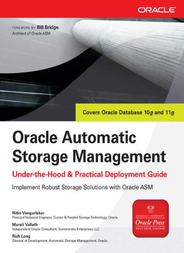 خرید و دانلود نسخه کامل کتاب Oracle Automatic Storage Management فایل مجازی و دانلودی