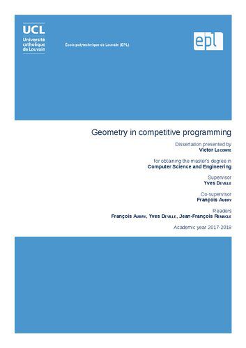 خرید و دانلود نسخه کامل کتاب Geometry in Competitive Programming