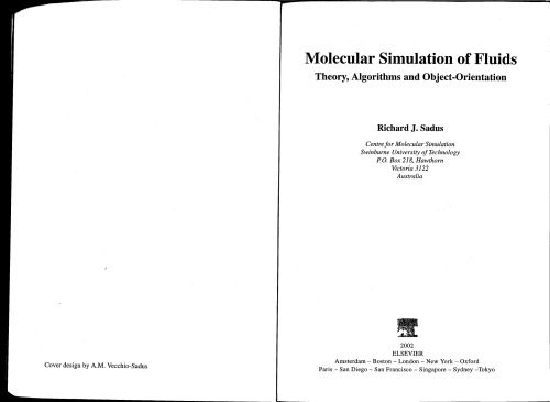 خرید و دانلود نسخه کامل کتاب Molecular Simulation of Fluids: Theory  Algorithms and object orientation