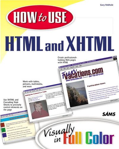 خرید و دانلود نسخه کامل کتاب How to Use HTML & XHTML