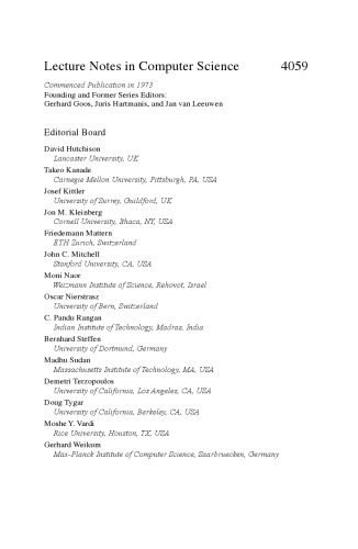 خرید و دانلود نسخه کامل کتاب Algorithm Theory – SWAT 2006: 10th Scandinavian Workshop on Algorithm Theory  Riga  Latvia