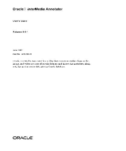 خرید و دانلود نسخه کامل کتاب Oracle InterMedia Annotator. User s Guide فایل مجازی و دانلودی