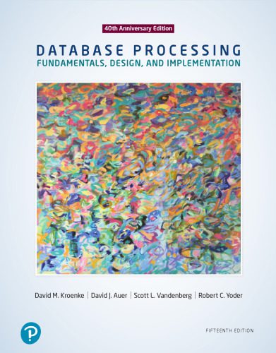 خرید و دانلود نسخه کامل کتاب Database Processing: Fundamentals  Design  and Implementation فایل مجازی و دانلودی