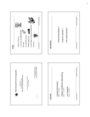 خرید و دانلود نسخه کامل کتاب Information Hiding: Steganography and Watermarking – Attacks and Countermeasures فایل مجازی