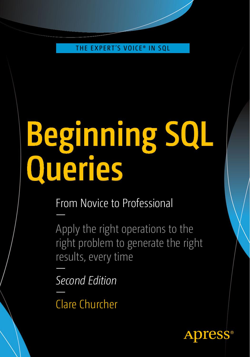 خرید و دانلود نسخه کامل کتاب Beginning SQL Queries فایل مجازی و دانلودی