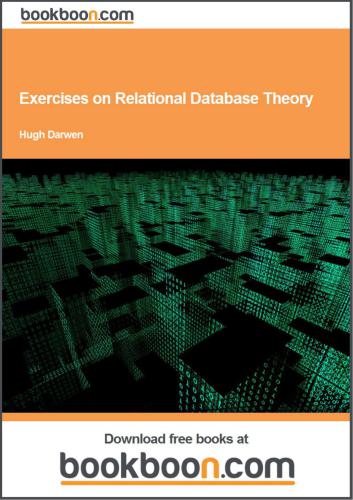 خرید و دانلود نسخه کامل کتاب Exercise Book for An Introduction to Relational Database Theory فایل مجازی و دانلودی