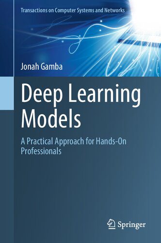 خرید و دانلود نسخه کامل کتاب Deep Learning Models: A Practical Approach for Hands-On Professionals فایل مجازی و دانلودی
