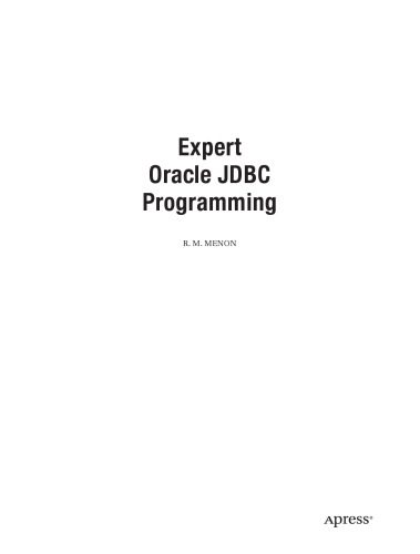 خرید و دانلود نسخه کامل کتاب Expert Oracle JDBC Programming: High Performance Applications with Oracle 10g فایل مجازی و