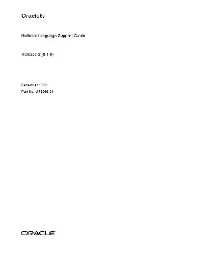 خرید و دانلود نسخه کامل کتاب Oracle 8i NLS Guide فایل مجازی و دانلودی