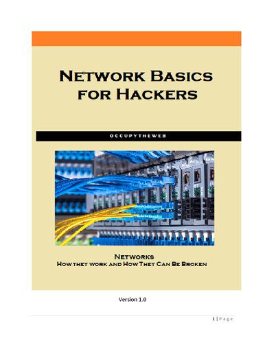 خرید و دانلود نسخه کامل کتاب Network Basics for Hackers: How Networks Work and How They Break فایل مجازی و دانلودی