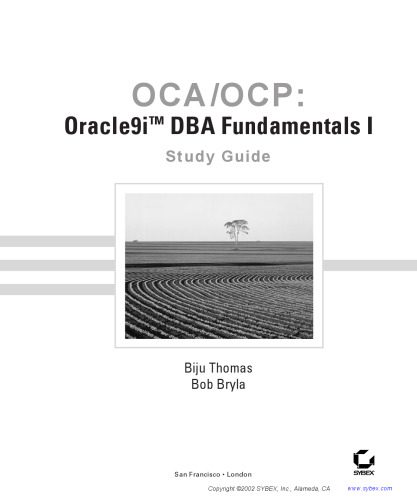 خرید و دانلود نسخه کامل کتاب OCA/OCP: Oracle9i DBA Fundamentals I Study Guide فایل مجازی و دانلودی
