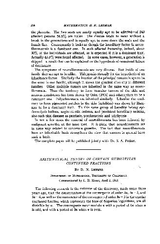 خرید و دانلود نسخه کامل کتاب [Article] Arithmetical Theory of Certain Hurwitzian Continued Fractions