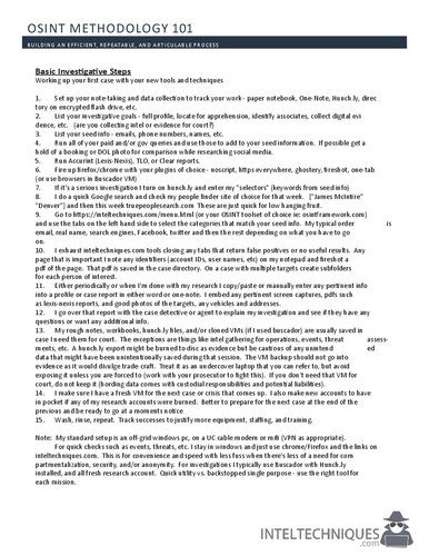 خرید و دانلود نسخه کامل کتاب OSINT Methodology 101 فایل مجازی و دانلودی