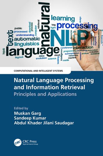 خرید و دانلود نسخه کامل کتاب Natural Language Processing and Information Retrieval; Principles and Applications فایل مجا