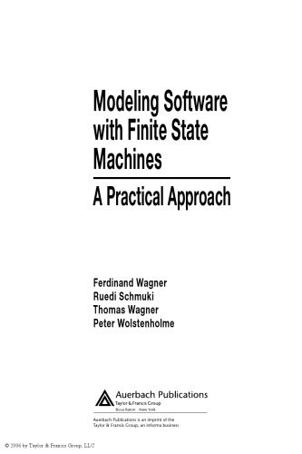 خرید و دانلود نسخه کامل کتاب Modeling Software with Finite State Machines: Practical Approach