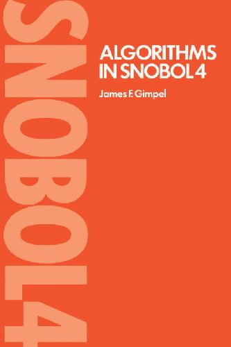 خرید و دانلود نسخه کامل کتاب Algorithms in SNOBOL4 فایل مجازی و دانلودی
