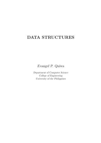 خرید و دانلود نسخه کامل کتاب Data Structures فایل مجازی و دانلودی