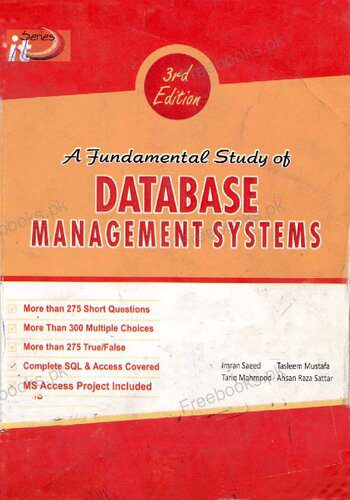 خرید و دانلود نسخه کامل کتاب A Fundamental Study of Database Management Systems فایل مجازی و دانلودی