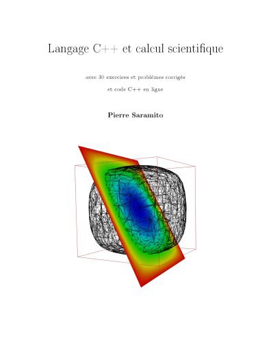 خرید و دانلود نسخه کامل کتاب Language C++ et calcul scientifique