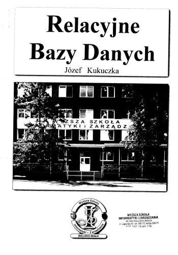 خرید و دانلود نسخه کامل کتاب Relacyjne bazy danych فایل مجازی و دانلودی