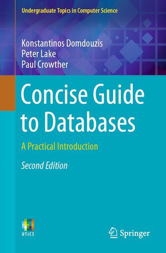 خرید و دانلود نسخه کامل کتاب Concise Guide to Databases : A Practical Introduction فایل مجازی و دانلودی