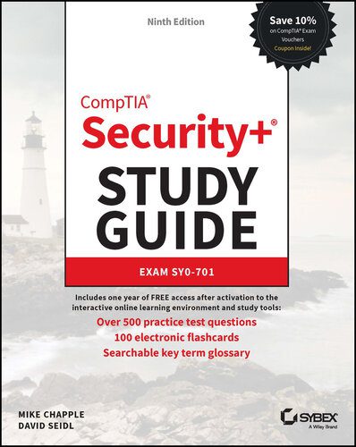 خرید و دانلود نسخه کامل کتاب CompTIA Security+ Study Guide with over 500 Practice Test Questions : Exam SY0-701 فایل مجا