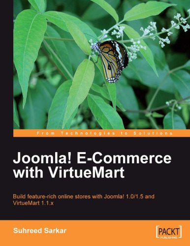 خرید و دانلود نسخه کامل کتاب Joomla! E-commerce with VirtueMart