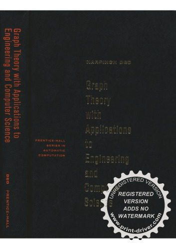 خرید و دانلود نسخه کامل کتاب Graph Theory with Applications to Engineering and Computer Science فایل مجازی و دانلودی