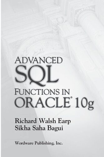 خرید و دانلود نسخه کامل کتاب Advanced SQL Functions in Oracle 10g فایل مجازی و دانلودی