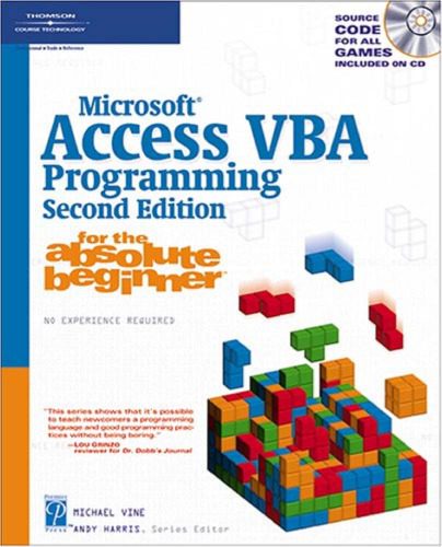 خرید و دانلود نسخه کامل کتاب Microsoft Access VBA programming for the absolute beginner فایل مجازی و دانلودی