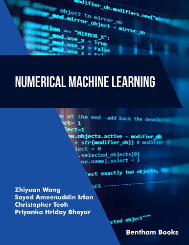 خرید و دانلود نسخه کامل کتاب Numerical Machine Learning فایل مجازی و دانلودی