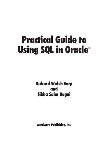 خرید و دانلود نسخه کامل کتاب Practical Guide to Using SQL in Oracle فایل مجازی و دانلودی