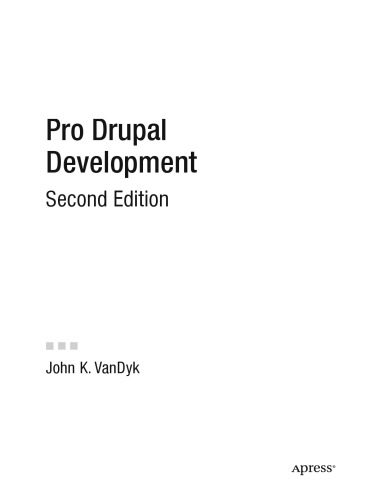 خرید و دانلود نسخه کامل کتاب Pro Drupal Development